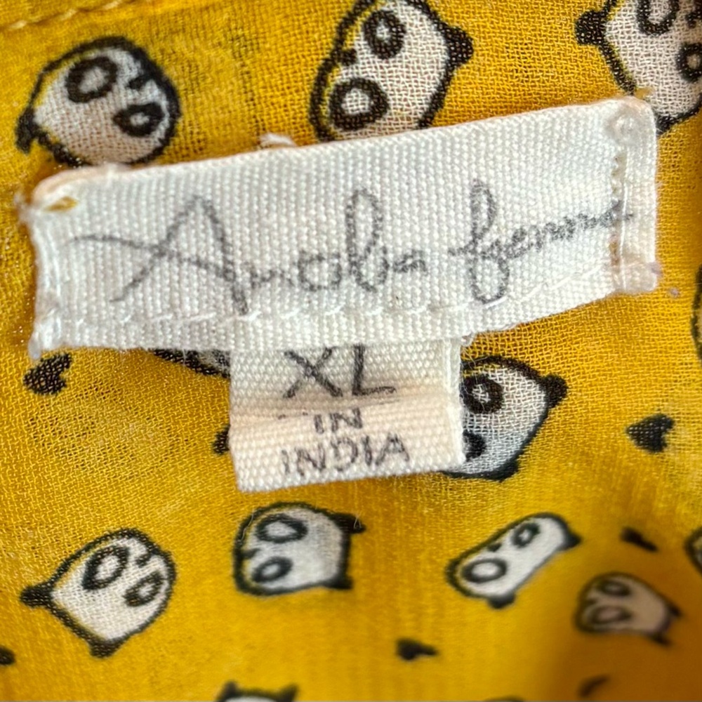 Antilia Femme yellow panda blouse - Picture 7 of 8